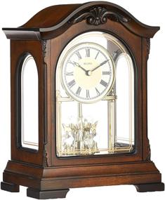 img 3 attached to Bulova B1845 Durant ⏰ Chiming Clock, Walnut with Enhanced SEO