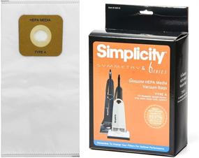 img 4 attached to 🧹 Simplicity SAH-6 Certified Hepa Vacuum Replacement Bags - Compatible with S20EZM Allergy Upright Vacuum Cleaner, Symmetry and 6 Series - Type A Bags, 6-pack Set