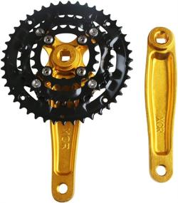 img 3 attached to 🚲 GANOPPER 9S 9-Speed Crankset: 22 32 44T, 170mm MTB Chainset – 104BCD 64BCD, Easy to Modify Single Crank Set