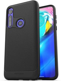 img 2 attached to 📱 Enhanced Protection: Encased Moto G Power 2020 Belt Clip Case (Thin Armor) – Slim Grip Cover with Holster (Black)