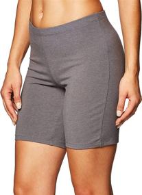 img 3 attached to 🩳 Hanes Ladies' Stretch Jersey Bicycle Short