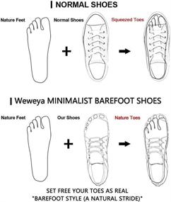 img 2 attached to Weweya Barefoot Shoes Men: Exceptional Minimalist Running and Cross Training Shoe