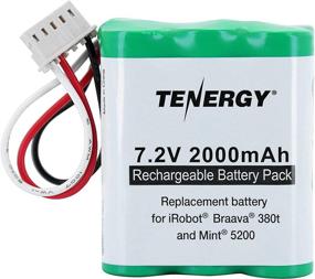 img 4 attached to Tenergy 7.2V 2000mAh Replacement Battery for iRobot Braava 380 380t 390 390t & Mint 5200 5200B 5200C – Enhanced Power and Durability!