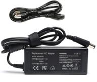 🔌 65w laptop charger adapter ac/dc for hp pavilion g4 g6 g7 m6; elitebook 2540p 2560p 2570p 2730p 2740p 2760p 6930p 8440p 8460p revolve 810, 820-g1, 820-g2, 840-g1, 840-g2, 850-g1, 850-g2, and folio 9470m logo