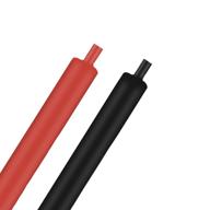 adhesive shrink tubing 4 9ft black logo