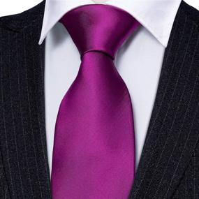 img 2 attached to Emerald Green Necktie Handkerchief Cufflinks Men's Accessories for Ties, Cummerbunds & Pocket Squares