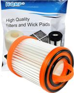 🔍 hqrp dust cup filter for eureka 5700 5740a 5810a 5811a 5812a 5813av 5815av 5840 5841 5856 5857 5860 litespeed whirlwind vacuum cleaners, dcf-3 dcf3 62136a replacement filter логотип