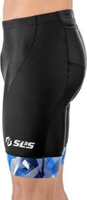 img 2 attached to 🏅 SLS3 Triathlon Shorts Mens - Compression Black Tri Shorts - 2 Pocket FX Tri Shorts for Men - German Designed