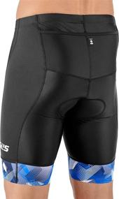 img 1 attached to 🏅 SLS3 Triathlon Shorts Mens - Compression Black Tri Shorts - 2 Pocket FX Tri Shorts for Men - German Designed