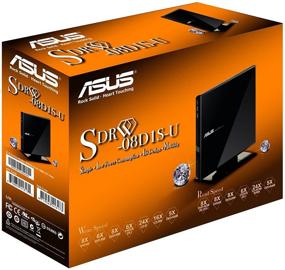 img 2 attached to 📀 Внешний оптический привод ASUS USB 2.0 8xDVD Writer SDRW-08D1S-U Black – Надежная производительность и портативное удобство