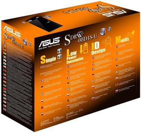 img 1 attached to 📀 Внешний оптический привод ASUS USB 2.0 8xDVD Writer SDRW-08D1S-U Black – Надежная производительность и портативное удобство