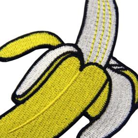 img 3 attached to Banana Applique Patch Embroidered Iron On Sew On Embellishment