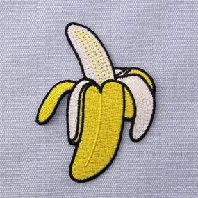 img 2 attached to Banana Applique Patch Embroidered Iron On Sew On Embellishment