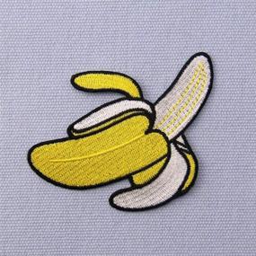 img 1 attached to Banana Applique Patch Embroidered Iron On Sew On Embellishment