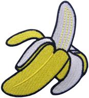 banana applique patch embroidered iron on sew on embellishment logo