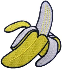 img 4 attached to Banana Applique Patch Embroidered Iron On Sew On Embellishment