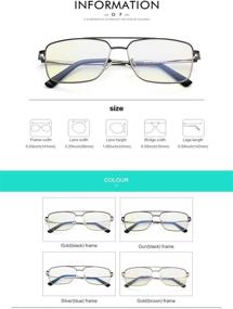 img 2 attached to 👓 GREY JACK Blue Light Blocking Glasses: Optimal Eyewear for Women and Men - Enhancing Computer, Reading, Gaming, TV, and Phone Experiences in Grey/Black