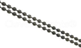 img 1 attached to CleverDelights Ball Chain Roll Gunmetal Beading & Jewelry Making