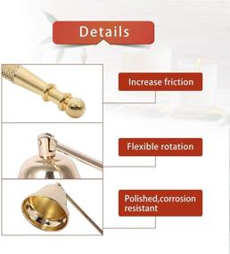 img 2 attached to 🕯️ AIEVE Candle Snuffer: Wick Extinguisher & Long Handle Candle Accessory for Nest Candles, Flame Extinguishing, Making Scented Candles, Aromatherapy & Jar Candles