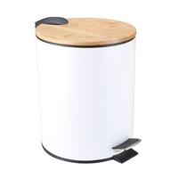 garbage container removable wastebasket bathroom logo