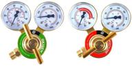 🔌 süa - rear entry oxygen and acetylene regulators welding gas gauges - ldb series pair logo