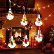 🎄 vapesoon christmas led balls ornaments: shatterproof fillable decorations - 6 pcs логотип