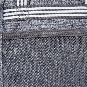 img 1 attached to 🎒 adidas Squad Insulated Lunch Bag: Stylish Jersey Onix Grey/Rose Gold Design in One Size