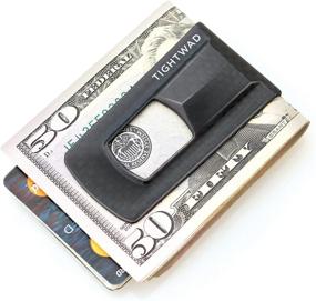 img 3 attached to 💼 Sleek and Durable: Tightwad Black Carbon Fiber Money Clip for Style and Savings