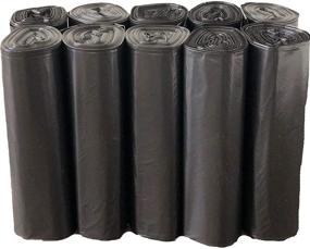 img 2 attached to 🌱 Eco-Friendly 33 Gallon Trash Bags (150 Count Black) - USA Made, Recyclable Garbage Bags 33 Gallon - from Recycled Material - Black 30 Gallon - 35 Gallon Capacity (30 Gal - 35 Gal)