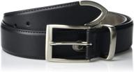 pebble beach mens belt black logo