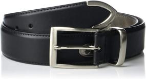 img 1 attached to Pebble Beach Mens Belt Black