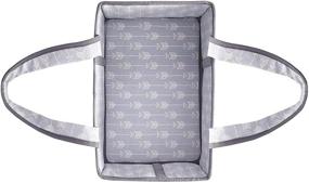 img 2 attached to 🧶 Craft Caddy Bundle by Little Grey Rabbit: Large Design, Sturdy Construction, Gray Arrow - Includes Knitting Kit