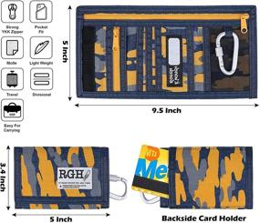img 1 attached to 🎉 Canvas Birthday Keychain Wallets: Compact and Practical Storage Solution