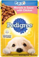 pedigree choice cuts puppy wet food pouches: nourishing 3.5 oz. meals for growing canines логотип