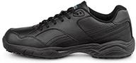 👟 sr max dover, women's black slip resistant work shoe with athletic style and soft toe logo