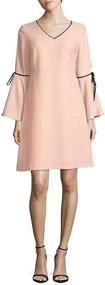 img 2 attached to 👗 Nanette Nanette Lepore Women's Long Bell Sleeve Fit & Flare Dress