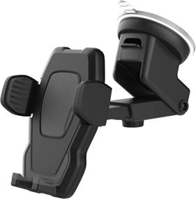 img 2 attached to Motorola Car Phone Mount: Encased Holder for Moto G Power, G Stylus, Z3, Z4, G6, G7, G Play - Case Friendly, Window & Dash Mounts