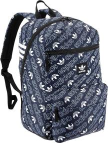 img 4 attached to Adidas Originals National Backpack Black Outdoor Recreation for Camping & Hiking