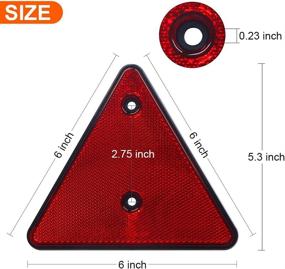 img 3 attached to 🚦 Stay Safe and Visible on the Road with Enjoyist Reflector Triangle Engineering Reflective