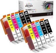 🖨️ ink4u compatible ink cartridge: replacement for hp 564xl 564 - officejet 4620 4622 deskjet 3520 3522 photosmart 5510 5520 6510 6515 6520 7520 7525 b8550 d7560 (4b, 2c, 2m, 2y, 10 pack) logo