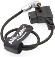 alvin's cables z cam e2 right angle power cable | flexible 90° 4-pin to d-tap for camera logo