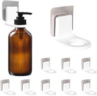 shampoo bathroom dispenser seamless adhesive logo