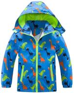 🦖 dinosaur raincoats: stylish and lightweight outdoor boys' clothing with detachable features logo