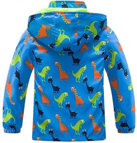 img 3 attached to 🦖 Dinosaur Raincoats: Stylish and Lightweight Outdoor Boys' Clothing with Detachable Features