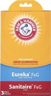 arm & hammer eureka/sanitaire style f&g standard allergen bag (3 pack) - ensuring allergy-free cleaning! логотип