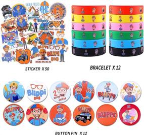 img 3 attached to 🎉 Birthday Supplies: Bracelets, Stickers, Party Supplies Pack