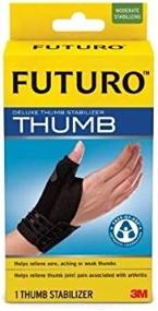 img 1 attached to 👍 Futuro Deluxe Thumb Stabilizer S-M Moderate - Pack of 2 for Maximum Support