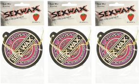 img 1 attached to 🍓 Enhance Your Space with Sex Wax Air Freshener - 3-Pack, Strawberry Scent