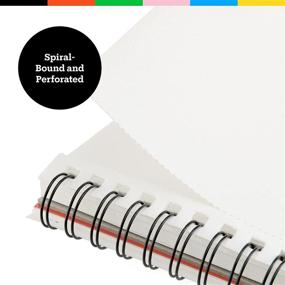 img 2 attached to Art-n-Fly Watercolor Sketchpad Mini Book - 2 pack of 35 Sheets Each - Spiral Bound and Microperforated - 300gsm / 140lb - 8.5x5.5 inches