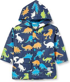img 4 attached to Hatley Printed Raincoat Linework Dinos Boys' Clothing and Jackets & Coats